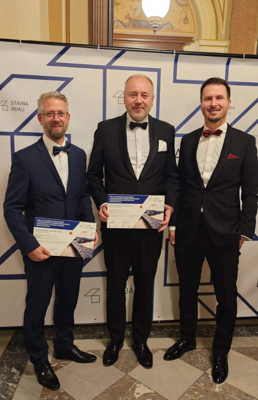 Rekonstrukce Barrandovského mostu získala další prestižní ocenění, tentokrát Stavbu roku 2025