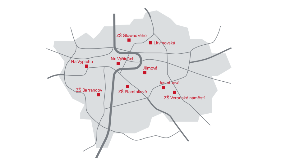 Mapa dopravních hřišť