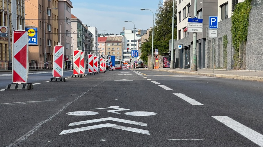 Rekonstrukce Plzeňské - II. etapa