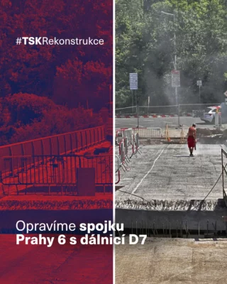 Rekonstrukce mostu K Tuchoměřicům, který spojuje část @prahasest s okolními oblastmi i důležitou dálnicí D7, pokračuje! 🏗️

Aktuálně pracujeme na sanaci.

🛠️ Projekt zahrnuje výměnu izolačního systému včetně vozovkového souvrství, obnovu ložisek a obou opěr, instalaci nových mostních závěrů, sanaci nosné konstrukce i spodní stavby a opevnění koryta potoka pod mostem. 

Součástí je taky oprava navazující komunikace: zesílení povrchu i krajnic a úprava sjezdů. 🚗

Proč je rekonstrukce důležitá? 💡

Most denně využívají stovky vozidel, včetně autobusových linek PID. Technický stav konstrukce poškodily vlivy počasí i zátěž tak, že průběžná údržba už nestačila.

🙏 Děkujeme za trpělivost a ohleduplnost v místě stavby.

#TSK #TSKPraha #Praha #Praha6 #most #oprava #rekonstrukce
