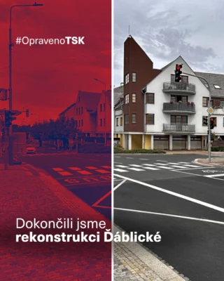 ✅ Rekonstrukce ulice Ďáblická v @mc_praha8 je v úseku U Parkánu – K Lomu dokončená! Přinesla řadu vylepšení, která pomohou řidičům i chodcům:

Oprava v úseku U Parkánu – K Lomu přinesla řadu vylepšení, která pomohou řidičům i chodcům:

– nová konstrukce vozovky,
– vyrovnání a obnova poškozených obrub,
– úprava styku ulic Ďáblická × U Parkánu,
– nové přechody pro chodce a modernizace veřejného osvětlení,
– opravená zastávka MHD „K Letňanům“ (směr do centra),
– obnova vodorovného i svislého dopravního značení.

Ďáblická je jednou z klíčových severních tepen Prahy. Propojuje městské a příměstské oblasti, vede přes rezidenční čtvrti a napojuje se na výpadovky směr sever. 🚗 

🌳 Zároveň je vstupní branou do zelenějších a klidnějších částí města. V jejím okolí se nacházejí zajímavé přírodní i kulturní lokality jako Ďáblický háj nebo hvězdárna.

Děkujeme všem, kdo se na rekonstrukci podíleli! 🙌

#TSK #TSKPraha #Praha #Dablice #Prague #rekonstrukce #oprava