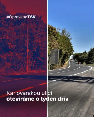 Oprava Karlovarské ulice v @praharepy je HOTOVÁ o týden dřív! ✅ 

Místo původního termínu na konci měsíce pouštíme plný provoz už tuto sobotu, 23. srpna.

Děkujeme vám všem za trpělivost během uplynulých dvou měsíců. 

Vyplatila se! 🙌

Na 900 metrů dlouhém úseku od Bílé Hory po Slánskou teď najdete:
•	zbrusu nový a hladký asfalt,
•	opravenou a bezpečnější autobusovou zastávku Ruzyňský hřbitov,
•	nové chodníky a zábradlí i vyčištěné příkopy. 

ℹ️ A jedna zajímavost na závěr:

Díky technologii recyklace za studena jsme znovu využili původní materiál z podkladu silnice přímo na místě. Ušetřili jsme tak nejen náklady na odvoz a skládkovné, ale i životní prostředí.

Přejeme spoustu šťastných a bezpečných kilometrů! 🚗

Zhotovitel: EUROVIA CZ (člen skupiny VINCI Construction CS)

#TSK #TSKPraha #Praha #Praha17 #DopravaVPraze #opraveno
