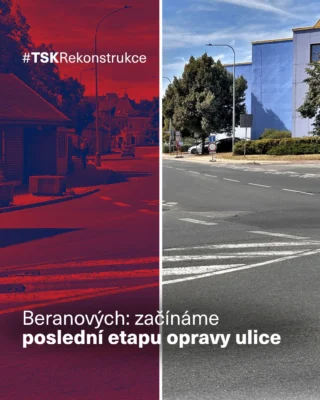 🛠️ Začínáme poslední etapu opravy ulice Beranových v Praze 18! Konkrétně v úseku Tupolevova–Veselská. 

Navazujeme na práce, při kterých jsme rekonstruovali úsek Boletická–Toužimská a křižovatku s Tupolevovou ulicí. 🚧

V této etapě provedeme:
🔹 frézování a pokládku nového povrchu,
🔹 opravu odvodnění,
🔹 čištění příkopů.

Dopravní omezení se týkají pouze řidičů v uzavřeném úseku, rezidenti mají průjezd zajištěný. ✅

Práce plánujeme dokončit do 31. října 2025. ⏳

#TSKPraha #TSK #Praha #Praha18 #ulice #rekonstrukce #oprava