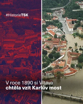 Před 135 lety si rozvodněná Vltava málem odnesla Karlův most. 🌉

🌧️ Po týdnech vytrvalých dešťů se Vltava změnila v nezastavitelný živel. Hladina v Praze dramaticky stoupala a řeka s sebou brala vše, co jí stálo v cestě – především obrovské vory a klády dřeva, které se uvolnily z kotvišť. 🪵

Tato vodní masa se 4. září 1890 v 5:30 opřela vší silou o pilíře Karlova mostu. Ozval se ohlušující rachot a klenba mezi 5. a 6. pilířem povolila. Dva pilíře se vyrvaly ze základů a tři mostní oblouky se zřítily do rozbouřených povodňových vln. S nimi zmizely i dvě vzácné sochy. 🗽

💔 Pro Pražany to byl šok srovnatelný s požárem Národního divadla. Zdálo se, že symbol města je nenávratně zničený. 

Ale most, stejně jako Praha, se nikdy nevzdává. 

Po povodni tak následovala náročná dvouletá oprava, která mostu vrátila jeho původní podobu. 🛠️ Při opravách vznikl v konstrukci Karlova mostu i zajímavý vnitřní prostor přístupný z horní mostovky. 

Tato katastrofa je pro nás jako správce mostu věčnou připomínkou obrovské síly přírody. 🌊

Každá oprava a péče o základy i pilíře je bojem proti času a živlům, abychom tento poklad zachovali i pro další generace. ❤️

#TSK #TSKPraha #Praha #historie #Karluvmost #povoden #oprava #1890