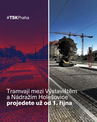 🚋 Mezi Nádražím Holešovice a Výstavištěm opět projedou tramvaje!

Kolegům z @dppoficialni Prahy se podařilo urychlit rekonstrukci tratě v ulici U Výstaviště o 10 dnů. 

Provoz tramvají tam bude obnovený už v noci z úterý 30. září na středu 1. října.

ℹ️ Změna se týká linek číslo 1, 6, 14, 17, 25 a 93. 

Pro nás v TSK Praha ale práce v lokalitě nekončí. Budeme pokračovat v rekonstrukci vozovek a chodníků.

Prosíme proto řidiče a chodce, aby v místě i nadále dbali zvýšené opatrnosti a respektovali dočasné dopravní značení. 🚧

Děkujeme za vaši trpělivost! 🙏

#TSKPraha #TSK #Praha #Holešovice #rekonstrukce #oprava #dopravaPraha #DPP