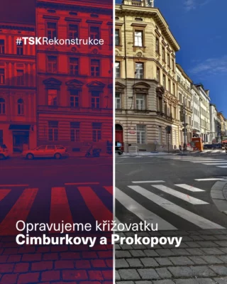 Zahájili jsme rekonstrukci křižovatky ulic Cimburkova a Prokopova v @mcpraha3. 🚧 S dopravními omezeními počítejte do 30. listopadu.

ℹ️ Díky rekonstrukci rozšíříme chodníky, upravíme nároží, vytvoříme 
bezbariérové přístupy a vybudujeme nový dělicí ostrůvek v Prokopově ulici.

Dopravní omezení: 
▪️ 1. etapa 20. 10. – 15. 11.: kompletně uzavřená ulice Prokopovo náměstí, obchozí a objízdné trasy budou vyznačené.
▪️ 2. etapa 15.–22. 11.: uzavřená vozovka v ulici Prokopovo náměstí, zúžení vozovky v místech nároží s Cimburkovou.
▪️ 3. etapa: 22.–30. 11.: uzavřená vozovka v ulici Prokopovo náměstí, zúžení vozovky v Prokopově.

Děkujeme za trpělivost. 🙏

#TSKPraha #TSK #Praha #Praha3 #rekonstrukce #oprava #uzavirka
