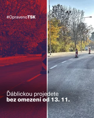 🚧 Už 13. listopadu projedete Ďáblickou v @mc_praha8 oběma směry. 

V úseku mezi ulicemi Hřenská a Žernosecká právě dokončujeme komplexní rekonstrukci. 

Práce komplikovala neplánovaná havarijní oprava odvodnění, ale od 13. listopadu už bude ulice průjezdná bez dopravních omezení. 🚗

Děkujeme za trpělivost během celé rekonstrukce. 🙏

#TSKPraha #TSK #Praha #Praha8 #rekonstrukce #oprava