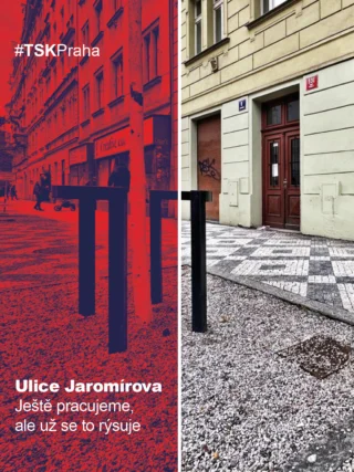 🚧 Rekonstruujeme ulici Jaromírova, která propojuje Prahu 2 s Nuslemi na Praze 4.

V úseku od křižovatky Jaromírova × Nezamyslova po křižovatku Jaromírova × Sekaninova navazujeme na práce z minulých let a realizujeme kompletní rekonstrukci silnice i chodníků v celé šířce ulice. ⚒️

🅿️ Součástí úprav je také přestavba parkovacích míst – stávající stání nahradí nové parkovací zálivy přímo v chodnících. 

Cílem je zvýšit bezpečnost i komfort pro všechny, kteří se v ulici pohybují, a zpřehlednit celý prostor. ✨ 

👷Aktuálně práce pokračují rekonstrukcí chodníků a parkovacích stání na jižní straně ulice, přibližně od křižovatky s ulicí Nezamyslova po křižovatku s ulicí Na Folimance.

Postupně tak kultivujeme důležitou spojnici mezi Prahou 2 a Prahou 4, se záměrem zvýšit kvalitu veřejného prostoru v širším okolí. 🫶🏻