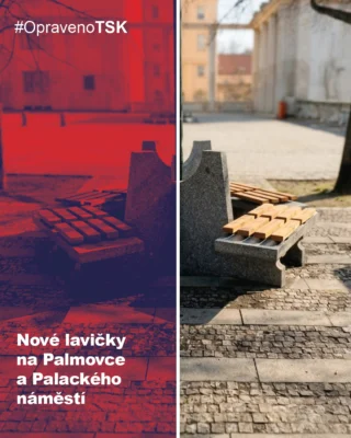 V okolí stanice metra Palmovka a na Palackého náměstí jsme obnovili městský mobiliář a instalovali nové lavičky, které vám zpříjemní pobyt venku, což s přicházejícím jarem jistě oceníte. 🌸
Postupně tak obnovujeme vybavení frekventovaných míst v Praze, aby byla příjemnější pro každodenní setkávání, odpočinek i krátké zastavení během dne.
Až půjdete kolem, vyzkoušejte je. 🙂

#TSK #Praha