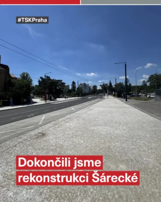 ✅ Na Šárecké je hotovo.

V úseku mezi ulicemi Na Pískách a Matějská jsme dokončili rozsáhlou rekonstrukci. Nový povrch získala vozovka i chodníky, modernizací prošly také zastávky MHD, které jsou nyní připravené i pro novou trolejbusovou linku.

📸 Podívejte se na aktuální fotografie z místa a výsledek prací, které zlepší komfort pro řidiče, cestující i chodce.

#TSK