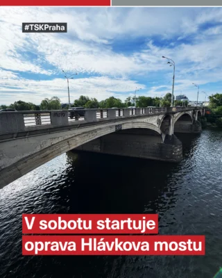 🚧 Od 11. července zahájíme nezbytnou opravu Hlávkova mostu.

Práce se zaměří na zesílení konstrukce v prostoru mezi historickou a novější částí mostu. Cílem je zajistit jeho bezpečný provoz a předejít rozsáhlejším zásahům v budoucnu.

⚠️ Oprava si vyžádá dopravní omezení až do 31. srpna:
🚗 Ve směru do Holešovic bude automobilová doprava svedena do jednoho jízdního pruhu.
🚋 Tramvajový provoz přes Hlávkův most bude po dobu stavby obousměrně přerušen.

Termín realizace byl zvolen na období letních prázdnin, kdy jsou dopady na dopravu tradičně nižší. Současně je akce koordinována s dalšími významnými dopravními a stavebními projekty v centru Prahy.

Prosíme řidiče i cestující o trpělivost a zvýšenou pozornost v okolí staveniště.

📍 Aktuální informace o dopravních omezeních najdete na portálu opravujeme.to.

#TSK #hlavkuvmost